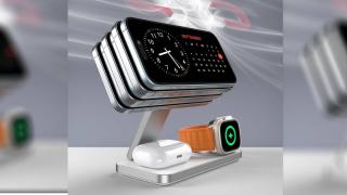 E LUNI e AMAZON: încărcătorul wireless 3-în-1 QTlier, perfect pentru iPhone, Watch și AirPods