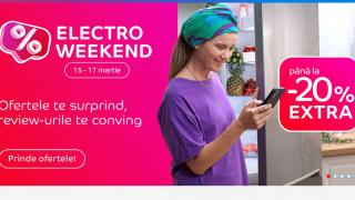Este din nou Electro Weekend la eMAG! Reduceri extra de până la 20% în perioada 15-17 martie