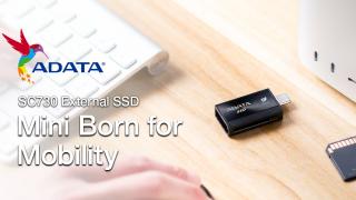 ADATA lansează SSD-ul extern SC730 cu dublă interfață USB-C și USB-A; dimensiuni ultra-compacte și materiale reciclate