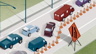 „Regula fermoarului” ar putea deveni lege în România; Amenzi de până la 607 lei pentru șoferii care o ignoră