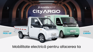 Numele Allview Auto este de astăzi vizibil și pe vehicule comerciale full electrice: CityARGO și e-VanGo devin oficiale!