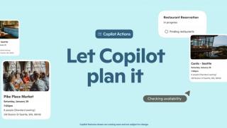 Microsoft Copilot navighează pe web pentru tine, face rezervări şi multe altele, dupa ultima actualizare