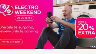 Electro Weekend ediția de final de aprilie este LIVE pe eMAG! Extra reduceri pentru telefoanele Pixel 9, căști și smartwatch-uri HUAWEI