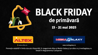 Cu gândul la Black Friday? Ediția de primăvară a campaniei de reduceri are loc la Altex în perioada 15-21 mai