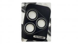 HUAWEI Pura 80 are fotografiată protecția camerei din spate, cu dimensiuni identice pentru toate cele 3 camere