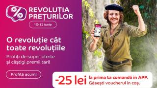 Start Revoluția Prețurilor pe eMAG! În perioada 10-12 iunie ai oferte speciale la mii de produse, concurs + extra reducere la prima comandă în aplicație