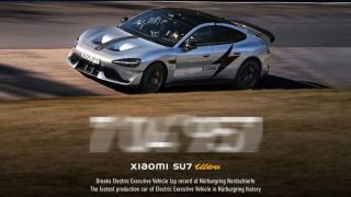 Xiaomi SU7 Ultra este cel mai rapid sedan electric de pe Nürburgring; Ce timp a scos varianta de producție?