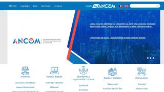 ANCOM vrea un site modern și caută dezvoltatori web pregătiți pentru a aduce platforma la cerințele recente