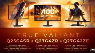 AOC lansează monitoare QHD cu rată de refresh de până la 300 Hz; Q25G4SR și modelele de 27” vin cu prețuri sub 1300 lei