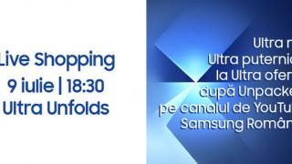 Lansarea lui Galaxy Z Fold7 se lasă cu oferte speciale pe site-ul Samsung! Avem Live Shopping pe 9 iulie de la 18:30, cu extra reduceri de neratat