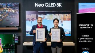 Directiva RED aduce cerințe noi din august 2025; Gama Samsung de televizoare și monitoare este deja validată de TÜV SÜD pentru piața europeană