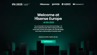 IFA 2025: Hisense va prezenta electrocasnice de ultimă generație propulsate de AI, pe 5 septembrie în Berlin 