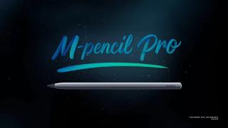 Huawei prezintă un stylus mult evoluat, M-Pencil Pro la Paris; Are buton fizic, 3 vârfuri interschimbabile