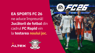 Demonstrează-ți talentul în FC 26 la evenimentul de lansare pregătit de ALTEX pe 26 septembrie! Cum câștigi un TV OLED dacă participi la turneul de fotbal virtual?