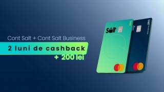 Recomandările tale la Salt Bank aduc până la 600 lei bonus; cashback garantat pentru fiecare client nou, bani în cont și beneficii lunare