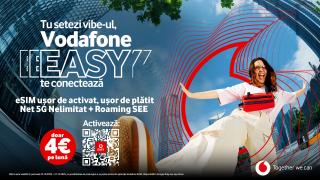 Vodafone a lansat echivalentul cafelei 5 to Go în abonamente: Easy costă de la 2 euro pe lună