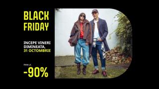 Pregătește-ți favoritele! Black Friday începe vineri pe 31 octombrie la Fashion Days, cu reduceri de până la 90%!