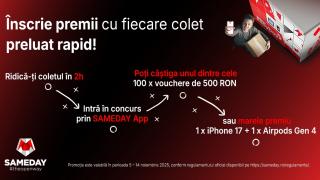 Tu cât de repede îți ridici coletele de la easybox? Sameday te premiază cu vouchere sau iPhone 17