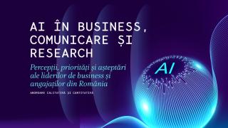 Companiile din România folosesc AI-ul în special pentru traduceri și idei, fiind multă precauție la mijloc (Studiu Rogalski)