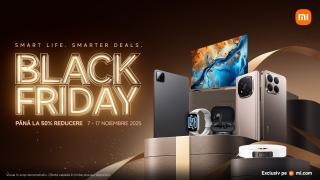 Xiaomi intră în Black Friday cu reduceri de până la 56%: Flagship-uri, televizoare și roboți de aspirare în ofertă!