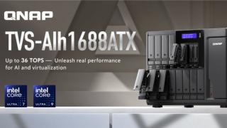 QNAP lansează un NAS cu Intel Core Ultra și funcții AI; modelul TVS-AIh1688ATX e gândit pentru firme