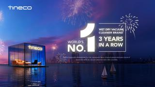 Tineco rămâne lider mondial pe piața aspiratoarelor cu spălare; 3 ani consecutiv în topul Euromonitor