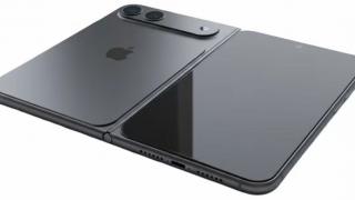 Avem imagini cu primul iPhone pliabil! Format atipic, display de 7.76 inch și cameră duală în spate