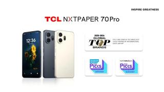 Tehnologia NXTPAPER din nou în lumina reflectoarelor; TCL 70 Pro premiat cu Gold Award la CES 2026