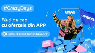 Crazy Days revine la eMAG cu mii de oferte la gadget-uri, telefoane, electrocasnice, produse pentru casă; Ce avem în ofertă?