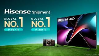 Hisense, lider global în 2025 pe segmentele televizoarelor de peste 100 de inch și Laser TV, potrivit Omdia