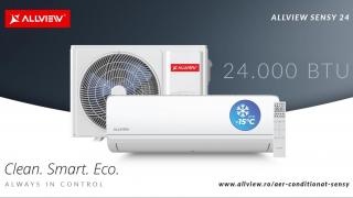 Allview lansează un nou aparat de aer condiționat în întâmpinarea verii, modelul Sensy 24 cu 24000 BTU  