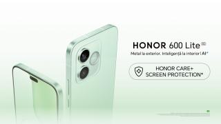 HONOR 600 Lite lansat oficial în România, cu mega baterie de 6520 mAh și reparație gratuită pentru ecran și spate timp de un an