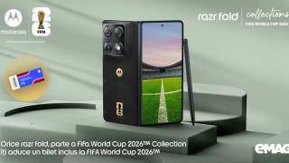 Motorola aduce razr fold în ediție limitată FIFA; telefon pliabil cu bilet inclus la Cupa Mondială 2026