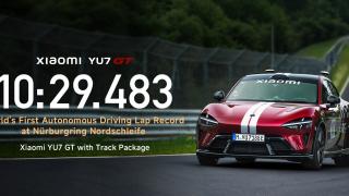 Xiaomi YU7 GT este prima mașină autonomă ce străbate întreg circuitul Nürburgring; Mai lentă decât testul cu șofer uman pe același traseu?
