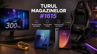 Turul Magazinelor #1615: Monitor de 300Hz sub 700 lei, cel mai ieftin Z Flip7, tabletă Lenovo sub 700 lei