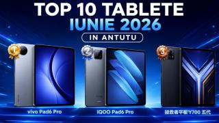 Top 10 tablete în iunie 2026 (AnTuTu 11): toate-s vechi şi nouă toate