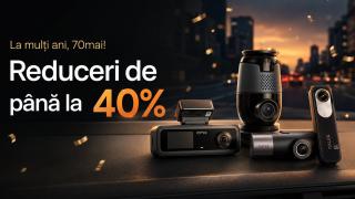 La mulți ani, 70mai! Compania împlinește 10 ani și oferă reduceri de până la 40% la camere auto 4K, 2K și kit-uri 4G