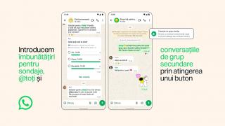 WhatsApp aduce îmbunătățiri pentru conversațiile de grup, sondaje mai eficient plus alte opțiuni de comunicare