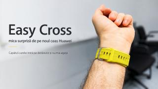 Easy Cross este mica surpriză de pe noul ceas Huawei; Capătul curelei intră pe dedesubt și nu mai agață