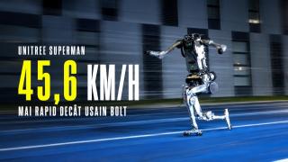 Unitree Superman aleargă cu 45,6 km/h: mai rapid decât viteza maximă atinsă de Usain Bolt