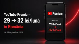 Trei lei în plus pentru YouTube Premium: cât va costa de acum planul Individual în România