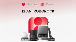 Roborock sărbătorește 12 ani cu promoții aniversare la eMAG și Altex – ce aspiratoare Saros, Qrevo și F25 intră în campanie