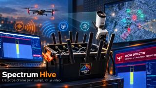 Am văzut sistemul românesc care detectează drone prin sunet, radio și camere; Spectrum Hive s-a născut la Suceava