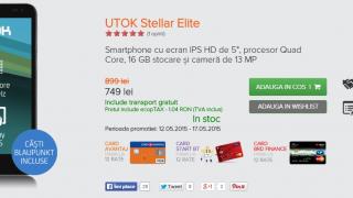 UTOK ne oferă reduceri de până la 25% pentru produsele din stoc în perioada 12 - 17 mai