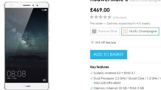 Huawei Mate S disponibil acum la precomandă în Europa