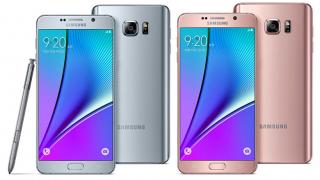 Samsung Galaxy Note 5 primeşte noi versiuni de culoare: titanium şi rose gold