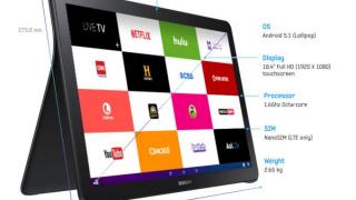 Samsung Galaxy View debutează oficial; Samsung insistă că nu e o tabletă de 18.4 inch ci un "terminal mobil pentru divertisment"