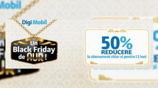 Black Friday la DigiMobil are loc în perioada 19 - 23 noiembrie; reduceri la portare de 50% din prețul abonamentului