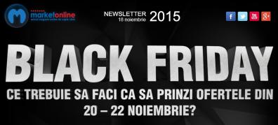 MarketOnline.ro va organiza Black Friday în perioada 20 - 22 noiembrie; vine și cu o inițiativă interesantă