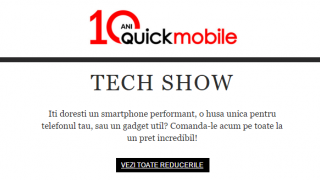 QuickMobile vine cu reduceri speciale în acest weekend; BlackBerry Passport costă acum cu 400 lei mai puțin